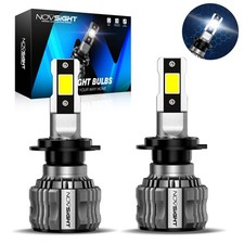 NOVSIGHT LED H7 Headlight Bulb 6500K White 90W 12V 22000LM Super Bright H/L Beam