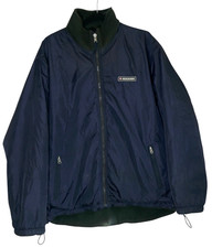 Abercrombie Fleece Lined Reversible Full Zip Vintage Jacket Size L