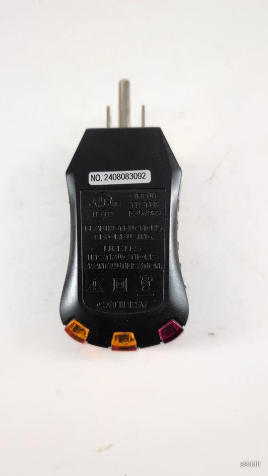 Kobalt Receptacle GFCI Outlet Tester. New- Out Of Box. - Image 2 of 2