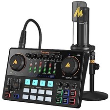 MAONOCASTER AME2A Audio Interface Mixer XLR USB Podcast Streaming Mic