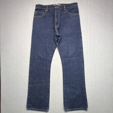 Levis Jeans Mens 34x32 Fits 34x32 517 Boot Cut Denim Black Y2K 2000s