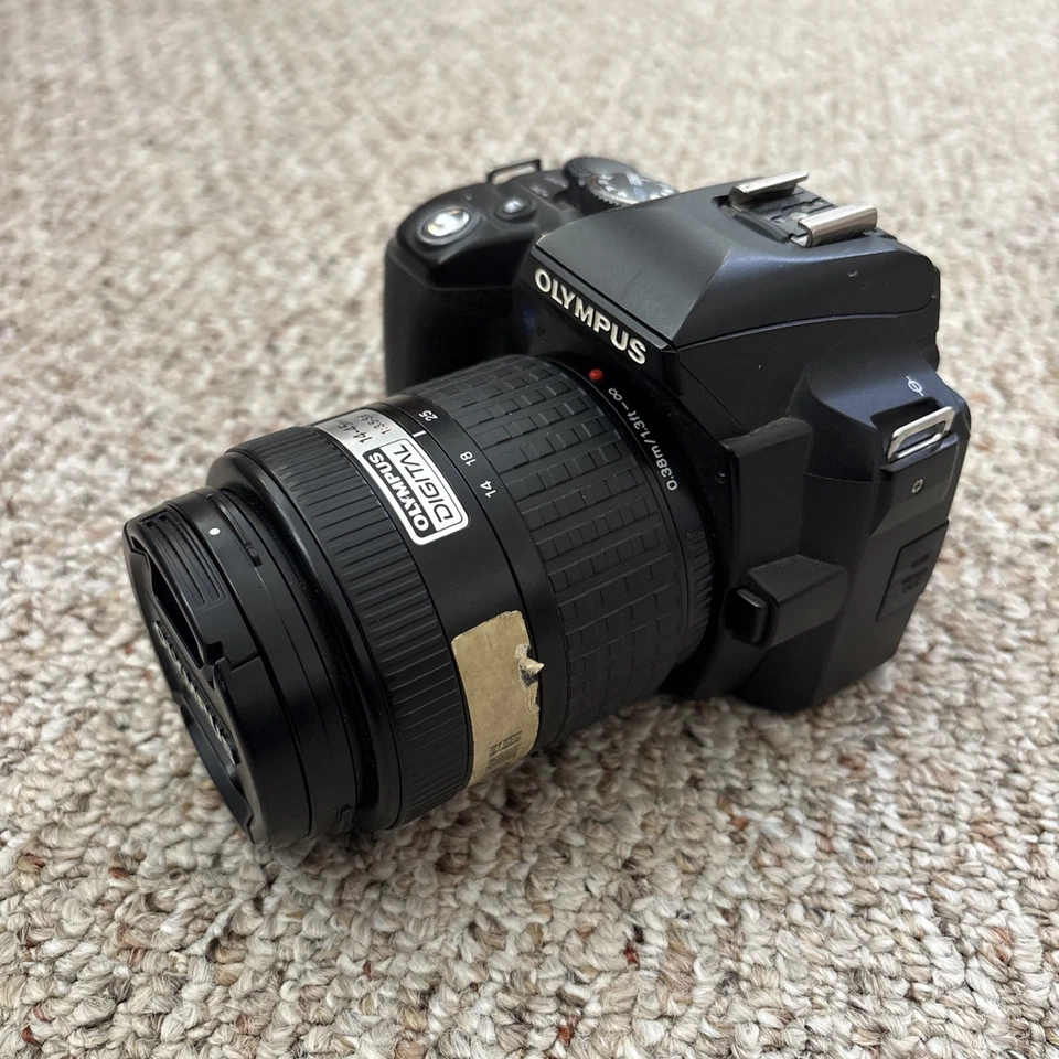 Фотоаппарат цифровой однообъективный зеркальный Olympus E-500 в комплекте с аккумулятором 14-45 мм и зарядным устройством протестирован - Изображение 3 из 4