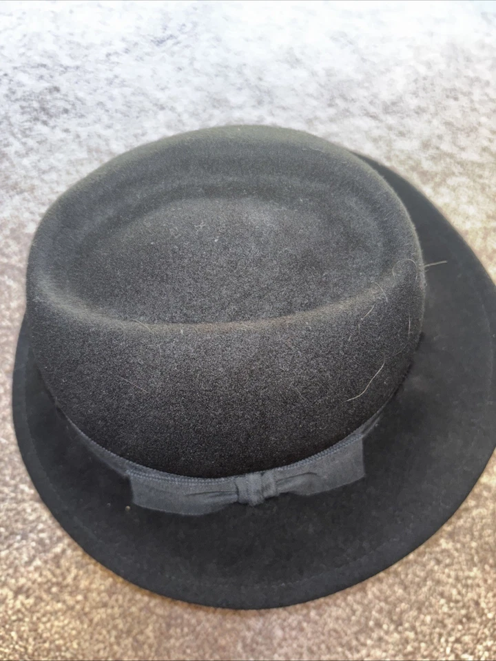 Sombrero Fedora Street Smart negro vintage para mujer de Betmar 100 % fieltro de lana Foto 3 de 4
