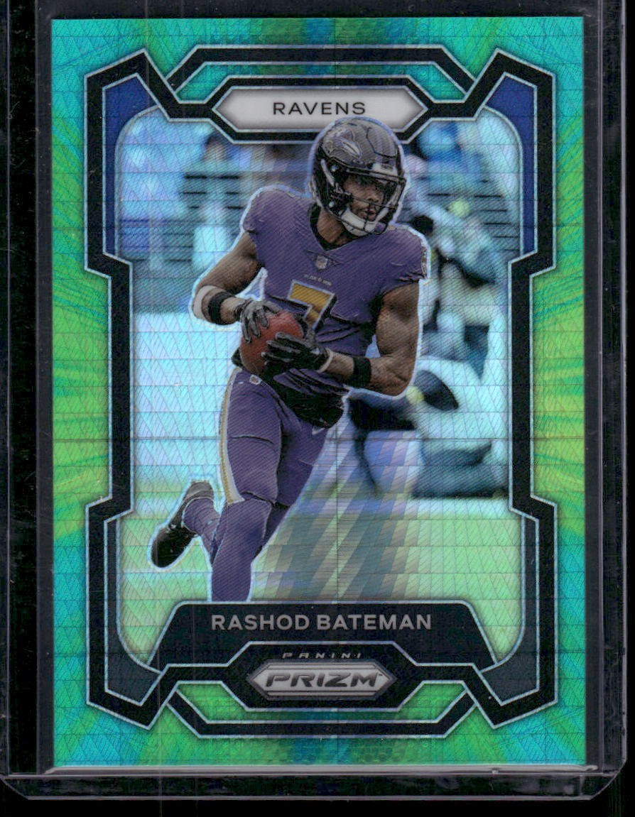 2023 Panini Prizm #20 Rashod Bateman Hyper #/175