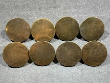 LOT x8 Civil War Era 1800s US Army Military / Civilian Flat Back Buttons 23 mm