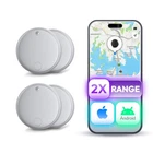 AirTag Alternative Smart Tag Android iPhone 4 Pack Lost Item Finder GPS Locator