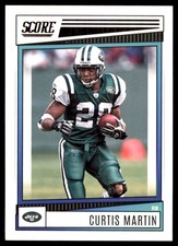 Curtis Martin 2022 Score #299 New York Jets NFL READ FREE SHIPPING AutographDen