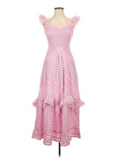 LoveShackFancy Women Pink Cocktail Dress XS