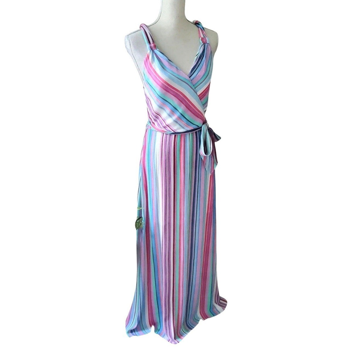 chinese dress ladies Orange Zebra Print Halter Maxi Dress