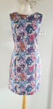 Ladies BNWT H&M Multicoloured Floral Stretchy Pencil Dress Knee Length Size 20
