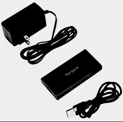 Lot 10 pcs Brand New Retail Targus ACH215TT Black 7-Port USB 2.0 Power Hub - Picture 5 of 5