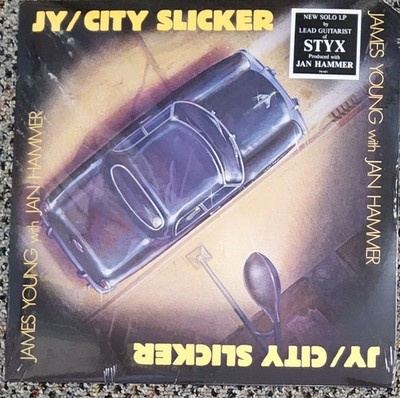 SEALED!! James Young(Styx) - JY/City Slicker 1985 Vinyl LP w/HYPE! Sticker NEW!!