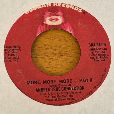 Andrea True Connection   More, More, More 7'' Single 1976 Buddah Disco 45 RPM
