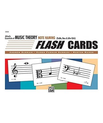 Essentials of Music Theory: Note Naming Flash Cards, Flash Cards, Karen Surmani,