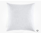 Set of 2 Feather Down Pillow Inserts 21x21 Cotton Cover New — photo 5