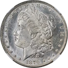 1879-S Rev 78 Morgan Silver Dollar NGC MS63 Blast White Superb Eye Appeal