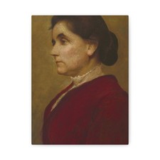 George de Forest Brush, 28 Sep 1855 - Jane Addams - 1906 - Canvas Wall Art