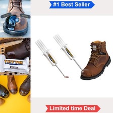 Boot Toe Protector 2 Pack Epoxy Shoe Repair Glue Waterproof Fire Resistant Brown