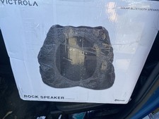 Victrola - Outdoor Wireless Bluetooth Solar Rock Speaker Connect Each - Granit