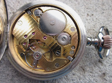 OROLOGIO DA TASCA MECCANICO MANUALE MOVIMENTO FUNZIONANTE CIPOLLA PER TASCHINO