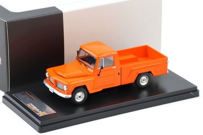 PremiumX 1:43 Ford F-75 Pick-Up 1980 Orange Diecast Model Car