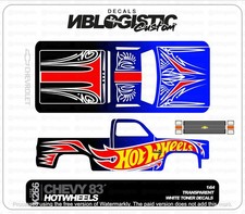 '83 CHEVY SILVERADO Custom WaterSlide Decal for hot wheels 1/64