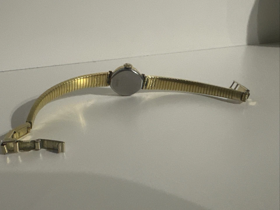 VINTAGE DUGENA DAMENUHR HANDAUFZUG VERGOLDET 1950/1971 - Bild 3 von 4