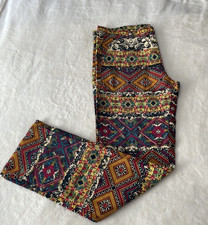 African print vibrant colors unknown brand women  s pants