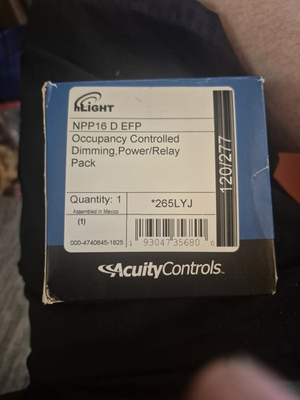 #ad #ad Npp16defp Ocpancy Controlled Dimming Power relay Pack $44.00