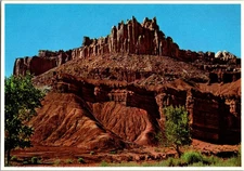 The Castle Capitol Reef National Park Utah Continental Chrome Postcard