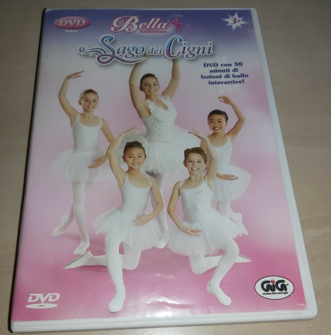 DVD BELLA BALLERINA LAGO DEI CIGNI GIG 30 MINUTI DI LEZIONI DI