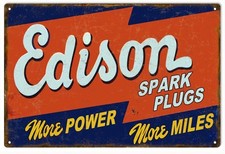 Letrero de bujías Edison para gasolinera y gasolinera