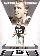 2021 Score Football Game Face Card GF11 Howie Long Raiders 