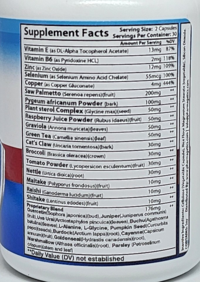 Prostate Plus+ Multi-Action Proprietary Prostate Support 60 Capsules ...