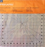 Fiskars 14x14 Inch Self Healing Rotating Cutting Mat - Great For Quilting Fiskars 14x14 Inch Self Healing Rotating Cutting Mat - Great For Quilting