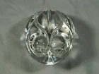 Signed Steuben Glass Frog Hand Cooler