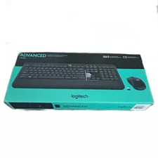 Logitech Advanced Combo (920-008981) Wireless Keyboard and Mouse Combo With Box