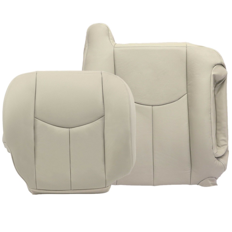 Housse De Siège Bas Simili-cuir Gris – Pour Chevy Tahoe/Suburban 2003-2006 – Siège Avant Gauche