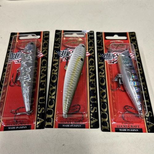 3 Diff Lucky Craft Lures 