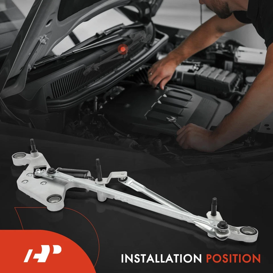 Conjunto de limpiaparabrisas delantero y conjunto de motor delantero A-Premium para Mercedes-Benz Metris Foto 2 de 4