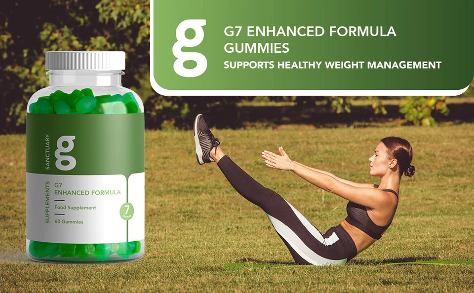 G7 PLUS G7 Enhanced Green Gummies Supports Healthy Weight Management (60 Gummies)