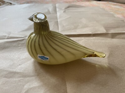 Glasvogel Nuutajärvi 1793 Made in Finland Kopf Angeschlagen