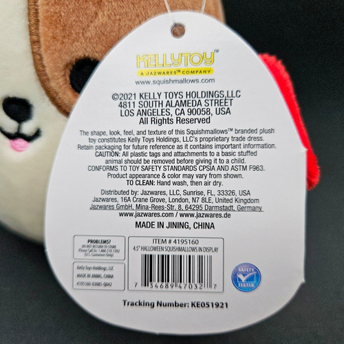 Squishmallow Halloween Squad Reginald the Corgi 5" Devil NWT - Picture 9 of 10