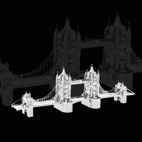 LARGE Tower Bridge London 3D Miniature Self Assembly Metal Model DIY Kit ENGLAND - Picture 5 of 5