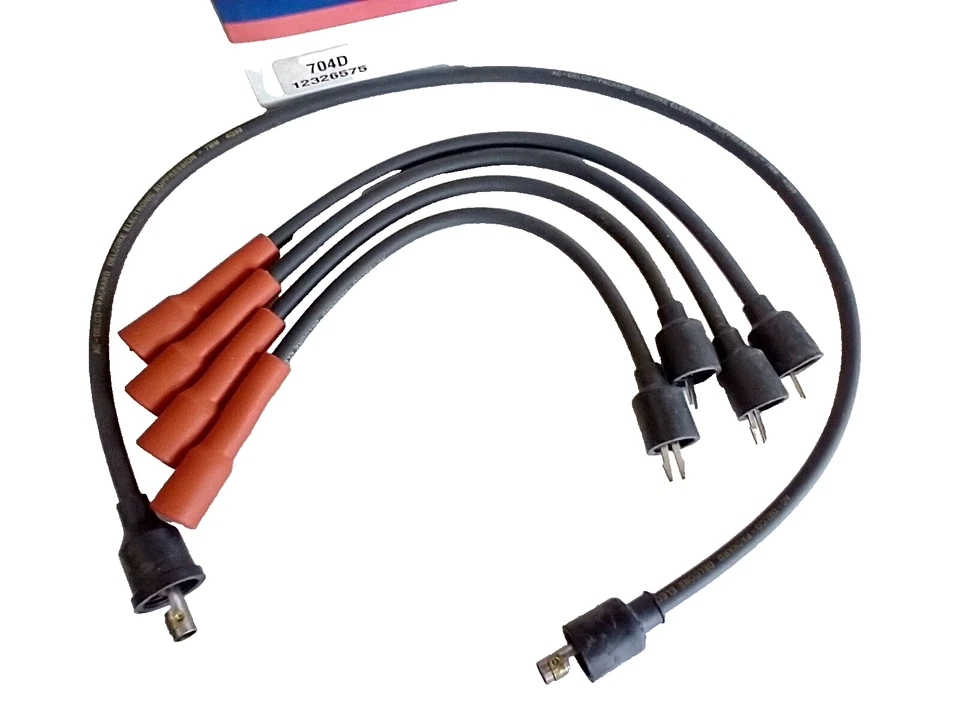 Nuevo juego de cables de bujía vintage 7 mm ACDELCO 704D Foto 3 de 3