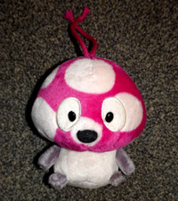 NICI Pilz Murphy mit Loop 38284 ca. 12 cm rosa pink Plüschtier Kuscheltier