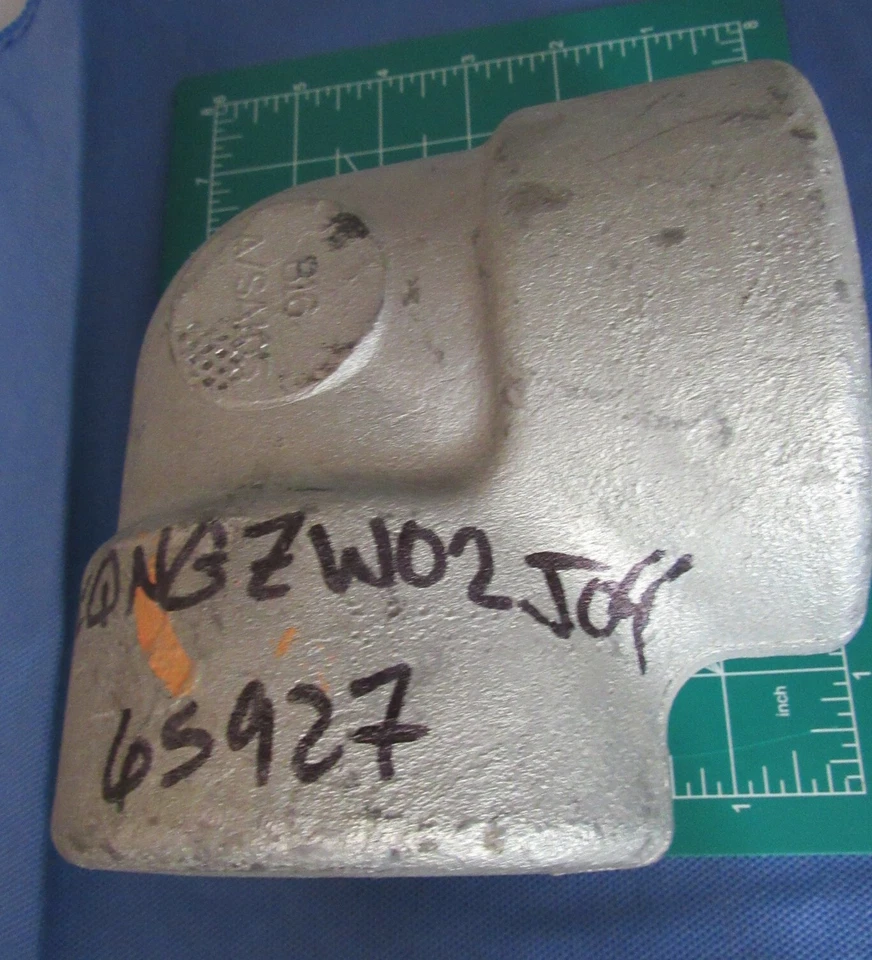 New 90-Deg Elbow Galvanized Forged Steel Class 6000 NPT FNPT B16 A/SA105 Fitting - Image 3 of 4