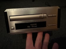Yamaha CDX-E100 CD Player Natural Sound Pianocraft S-Bit DAC Compact Disk As-Is