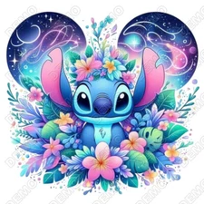 Stitch Disney  DTF  Shirt Iron on Transfer N10