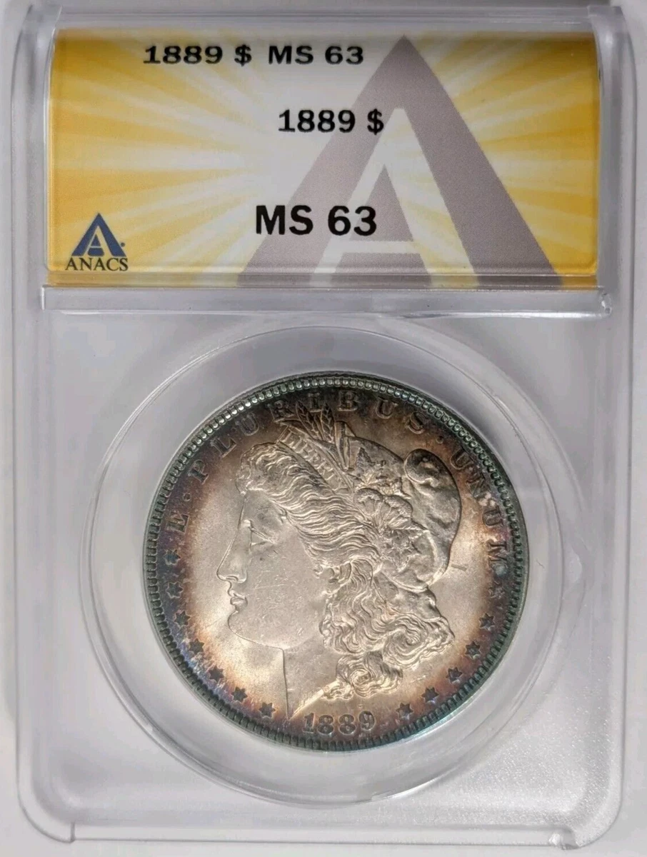 MS 63 Graded 1889 Year Morgan US Dollars (1878-1921) for sale | eBay
